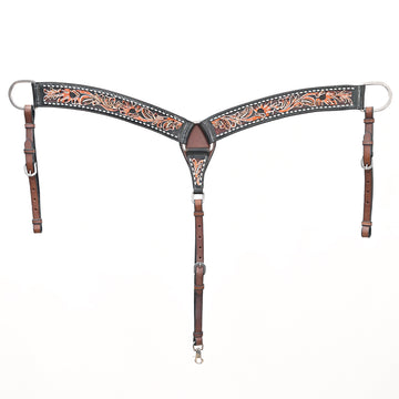 Western leather Breast Collar